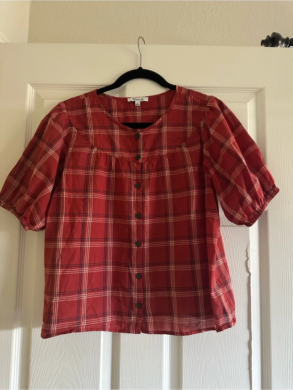 Madewell Prose Shirt in plaid Size M